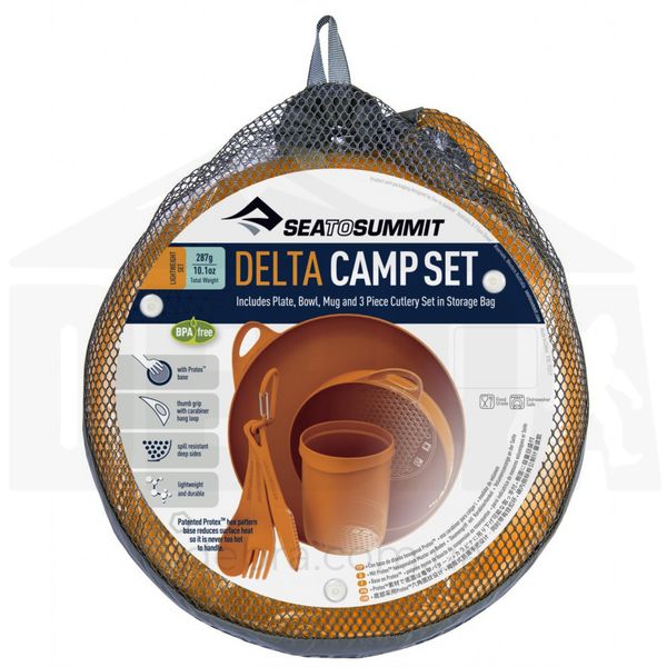 Набір посуду Delta Camp Set Orange від Sea to Summit STS ADSETOR фото