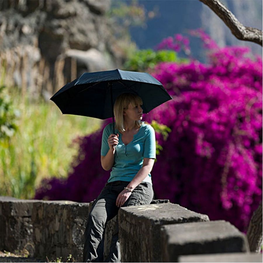 Lifeventure парасоля Trek Umbrella Medium black 9490 фото
