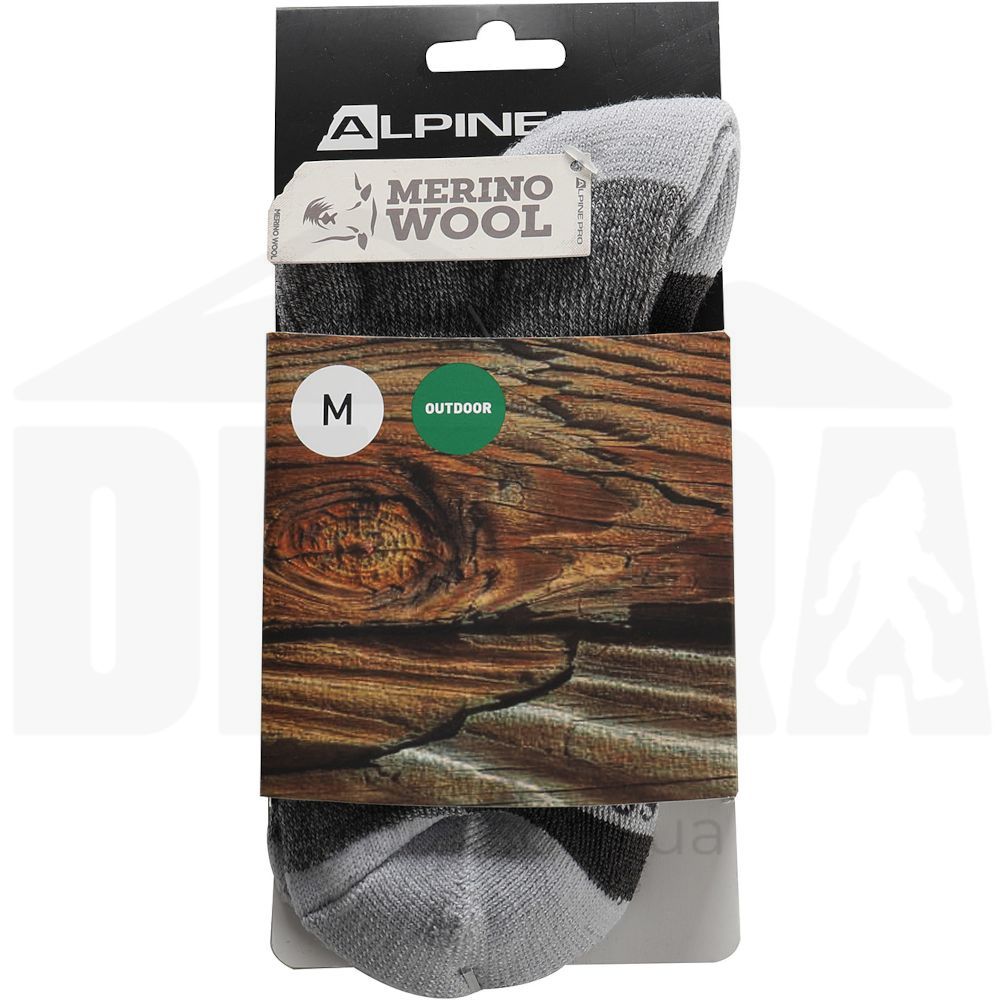 Шкарпетки Alpine Pro GENTIN 2 USCA038 779 - S - сірий 007.017.0363 фото