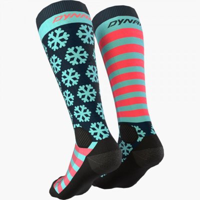 Шкарпетки Dynafit FT GRAPHIC - 35-38 - синій/рожевий 016.002.2168 фото