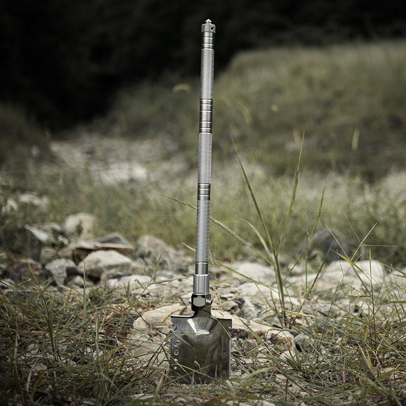 Багатофункціональна лопата Naturehike Multifunctional outdoor shovel NH20GJ002, сріблястий 6927595761847 фото