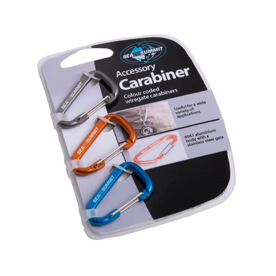 Набір карабінів Accessory Carabiner 3 Pack Mix Color від Sea to Summit (STS AABINER3) STS AABINER3 фото