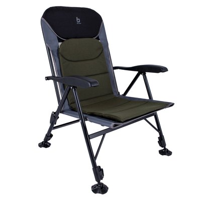 Крісло розкладне Bo-Camp Pike Black/Grey/Green (1204110) DAS301447 фото