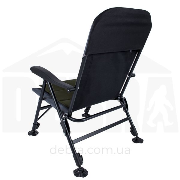 Крісло розкладне Bo-Camp Pike Black/Grey/Green (1204110) DAS301447 фото