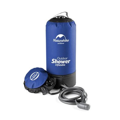 Портативный душ Naturehike NH17L101-D Outdoor Shower Inflatable (Blue), 11 л 6927595721872 фото