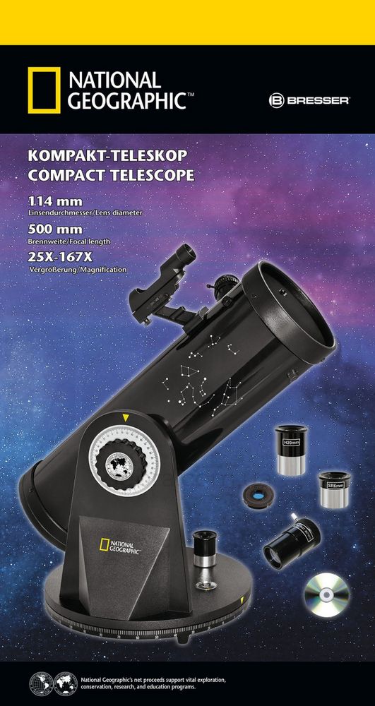 Телескоп National Geographic 114/500 Compact (9065000) 920043 фото