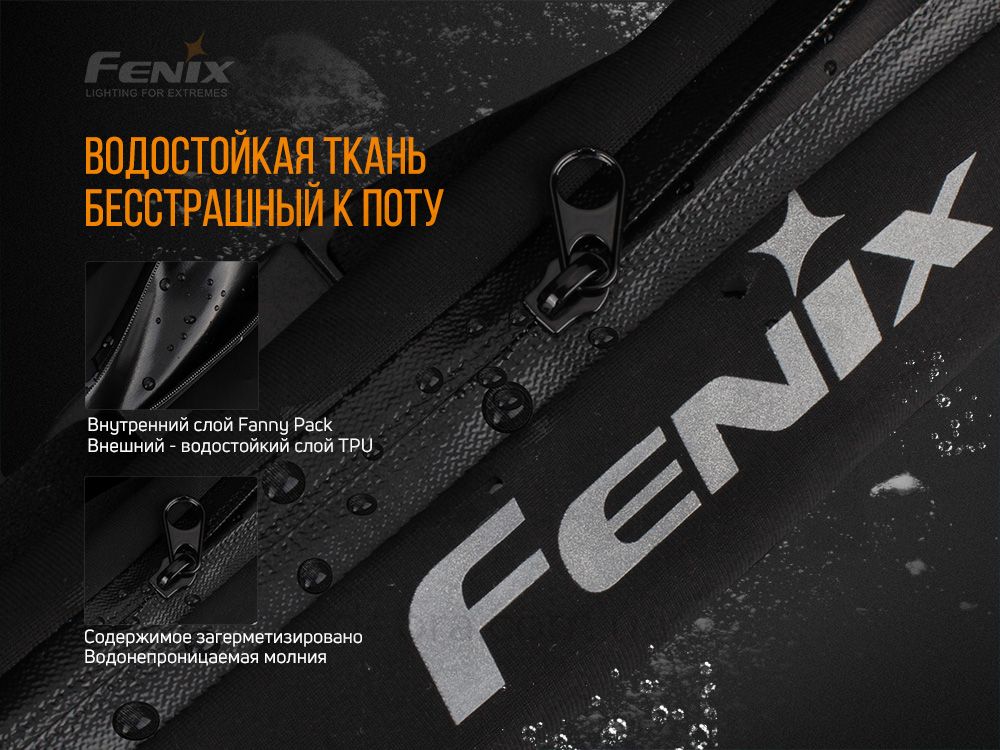 Сумка Fenix AFB-10 поясная, черная AFB-10bk фото