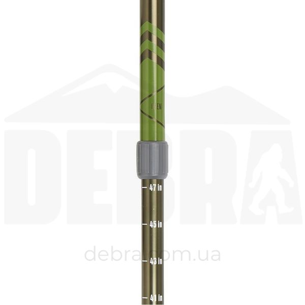 Трекінгові телескопічні палки Kelty Upslope 2.0, 135 см, Green (27680318) 27680318 фото