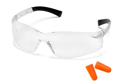 Захисні окуляри Pyramex Ztek (clear) Combo, прозорі (беруші в комплекті) PM-ZTKCOM-CL фото
