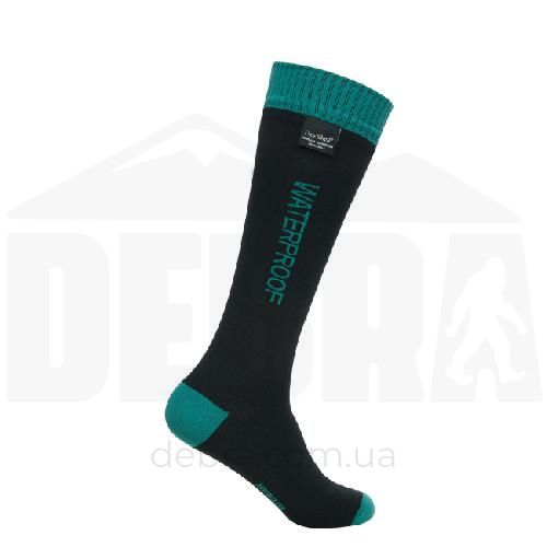 Шкарпетки водонепроникні Dexshell Wading Green, p-p L, чорні DS630WL фото