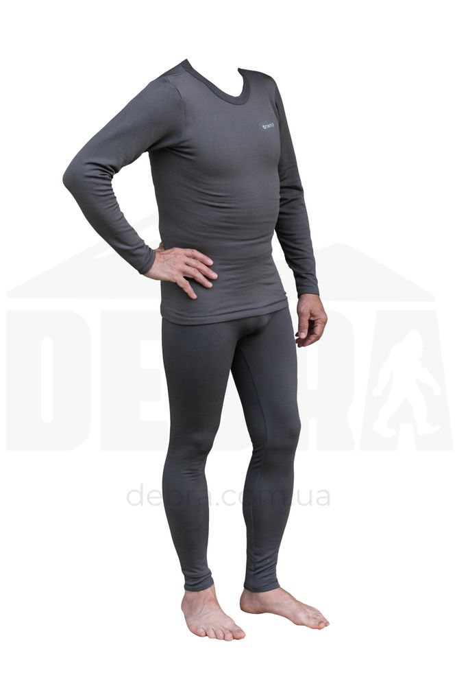 Термобілизна чоловіча Tramp Warm Soft комплект (футболка+штани) сірий UTRUM-019-grey, UTRUM-019-grey-2XL UTRUM-019-grey-2XL фото