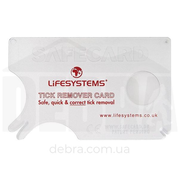 Lifesystems картка для вилучення кліщів Tick Remover Card 34020 фото