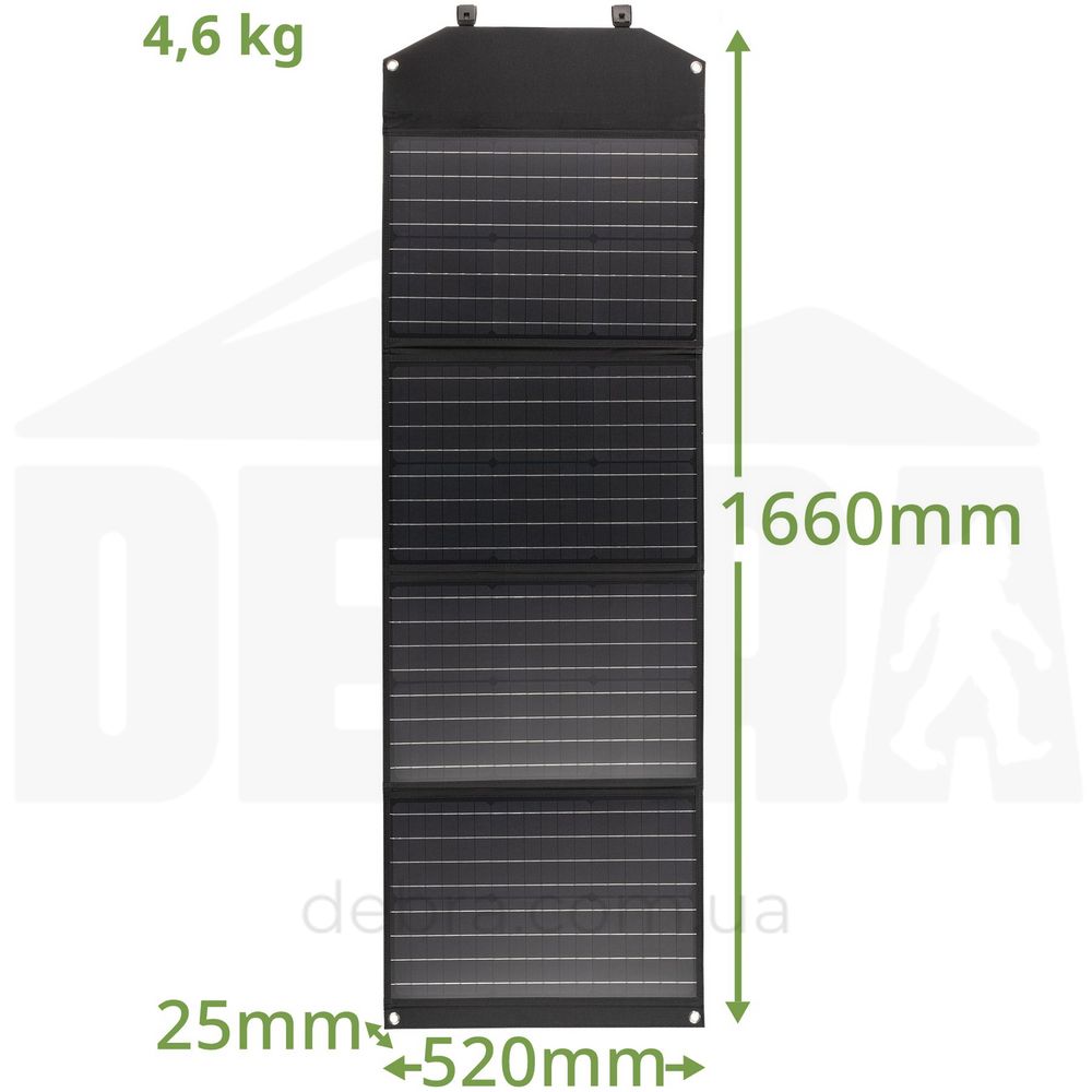 Портативний зарядний пристрій сонячна панель Bresser Mobile Solar Charger 120 Watt USB DC (3810070) 930152 фото