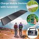 Портативний зарядний пристрій сонячна панель Bresser Mobile Solar Charger 120 Watt USB DC (3810070) 930152 фото 6