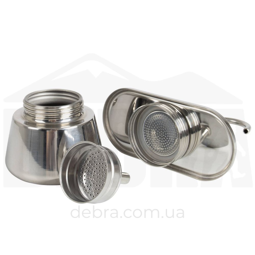 Кавоварка Bo-Camp Stainless Steel 2-cups Silver (2200545) DAS301411 фото
