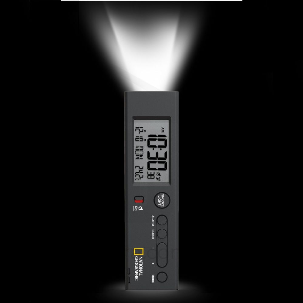 Годинник National Geographic Thermometer Flashlight Black (9060300) 928498 фото