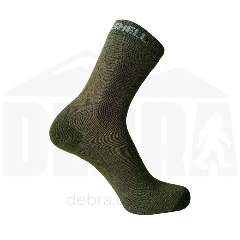 Шкарпетки водонепроникні Dexshell Ultra Thin Crew OG, р-р S, хакі DS683OGS фото