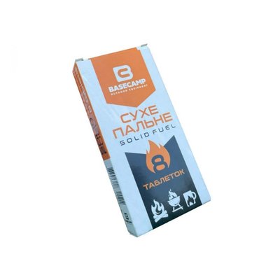 Сухе пальне BaseCamp Solid Fuel, 8 таблеток BCP 50101 фото