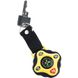 Munkees 3155 брелок-компас Key Fod Compass black-yellow 3155-BY фото 3