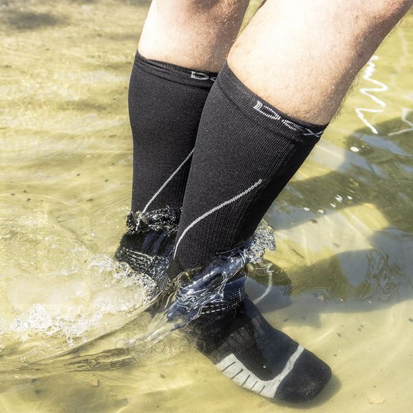 Шкарпетки водонепроникні Dexshell Compression Mudder, р-р S, жовті DS635HVYS фото