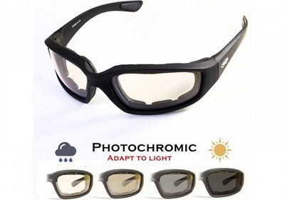 Окуляри фотохромні (захисні) Global Vision KickBack Photochromic (clear) фотохромні прозорі *** 1КИК24-10 фото