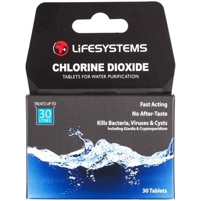 Lifesystems таблетки для дезінфекції води Chlorine Dioxide 44020 фото