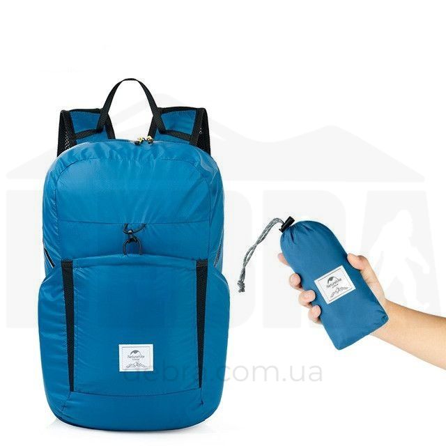 Складний рюкзак Naturehike Ultralight NH17A017-B 22 л, чорний 6927595725092 фото