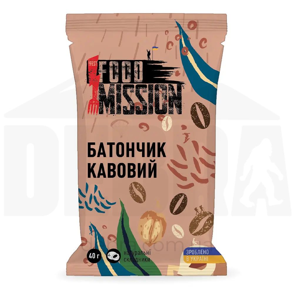 Батончик кавовий Food Mission FFM018 фото