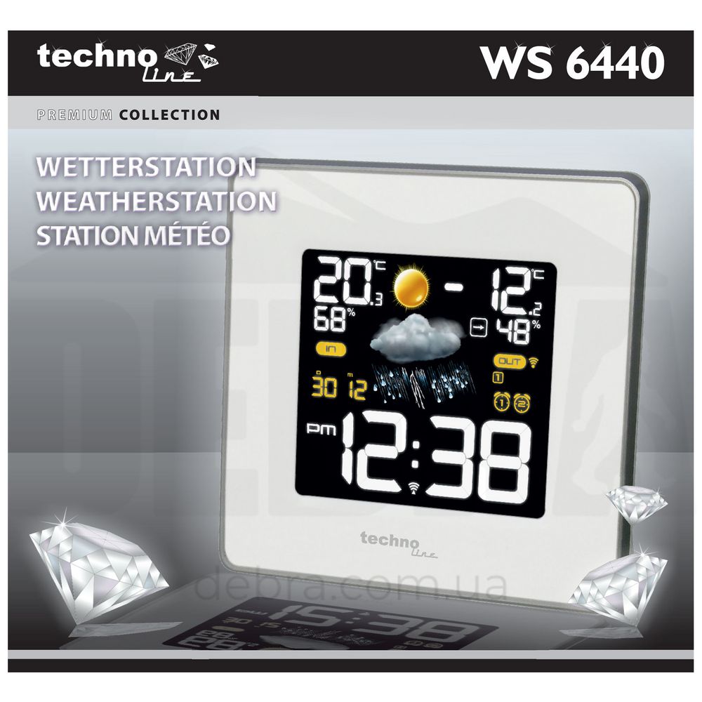 Метеостанція Technoline WS6440 White (WS6440) DAS301780 фото