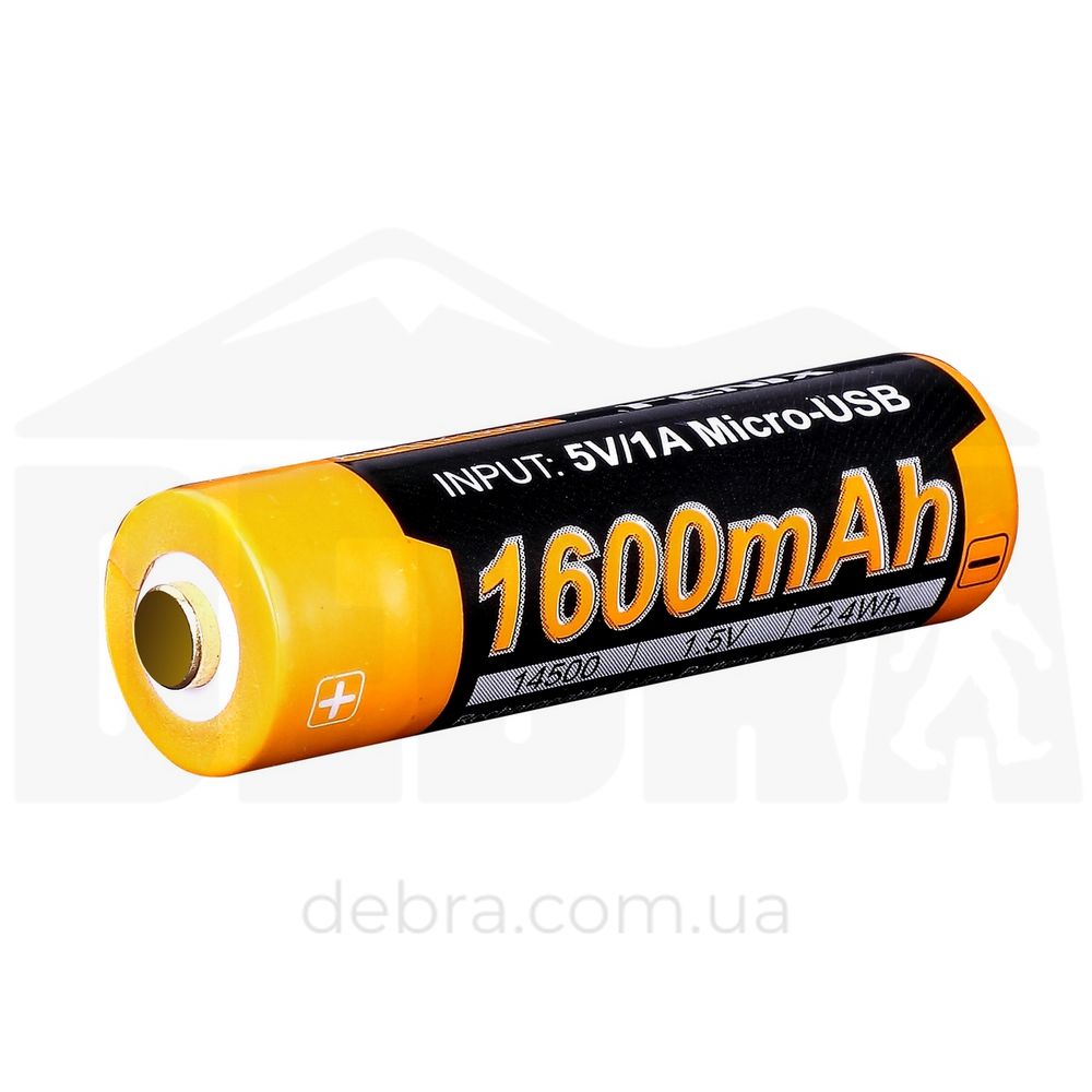 Аккумулятор 14500 Fenix ARB-L14-1600U micro usb зарядка ARB-L14-1600U фото