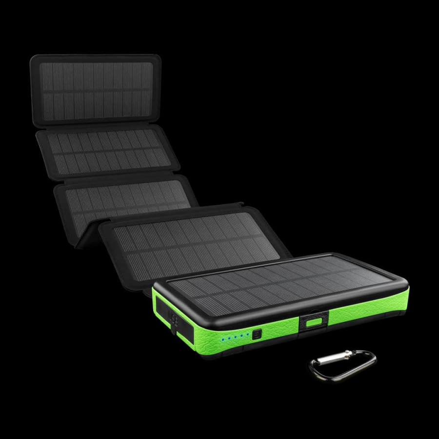 Сонячний портативний зарядний пристрій KILNEX SOLAR POWER BANK 16000 mAh 