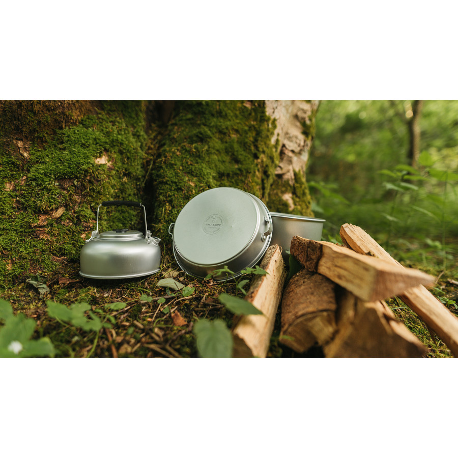 Набір туристичного посуду Easy Camp Adventure Cook Set M Silver (580038)