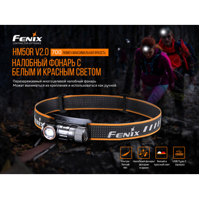 Налобний ліхтар Fenix HM50R V2.0