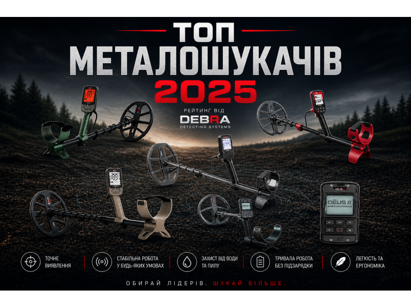 Рейтинг найкращих металошукачів 2025 року