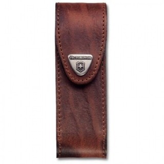 Чохол Victorinox поясний, коричнева шкіра (111 мм, 2-3 шари)