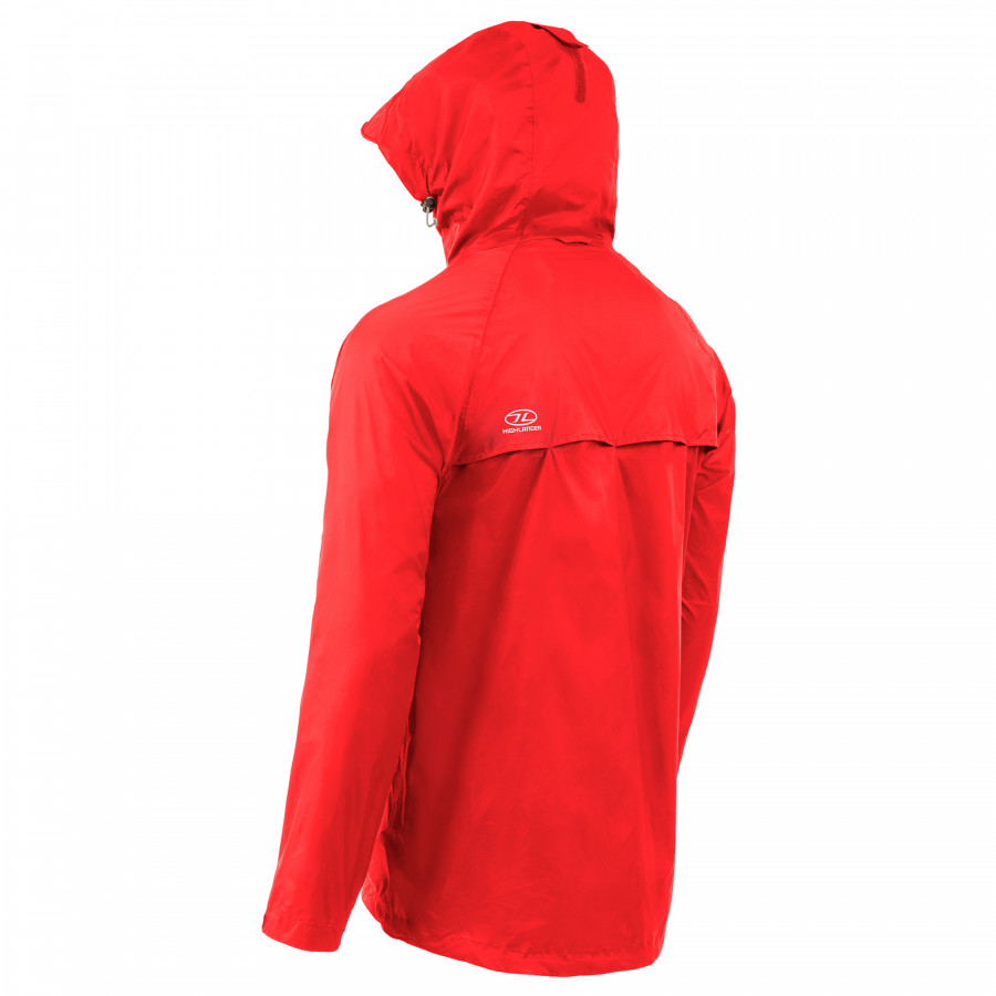 Вітрівка чоловіча Highlander Stow & Go Pack Away Rain Jacket 6000 mm Red XL (JAC077-RD-XL)