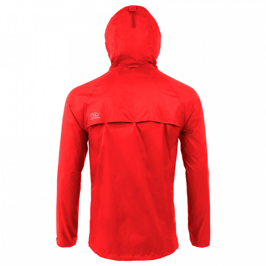 Вітрівка чоловіча Highlander Stow & Go Pack Away Rain Jacket 6000 mm Red XL (JAC077-RD-XL)