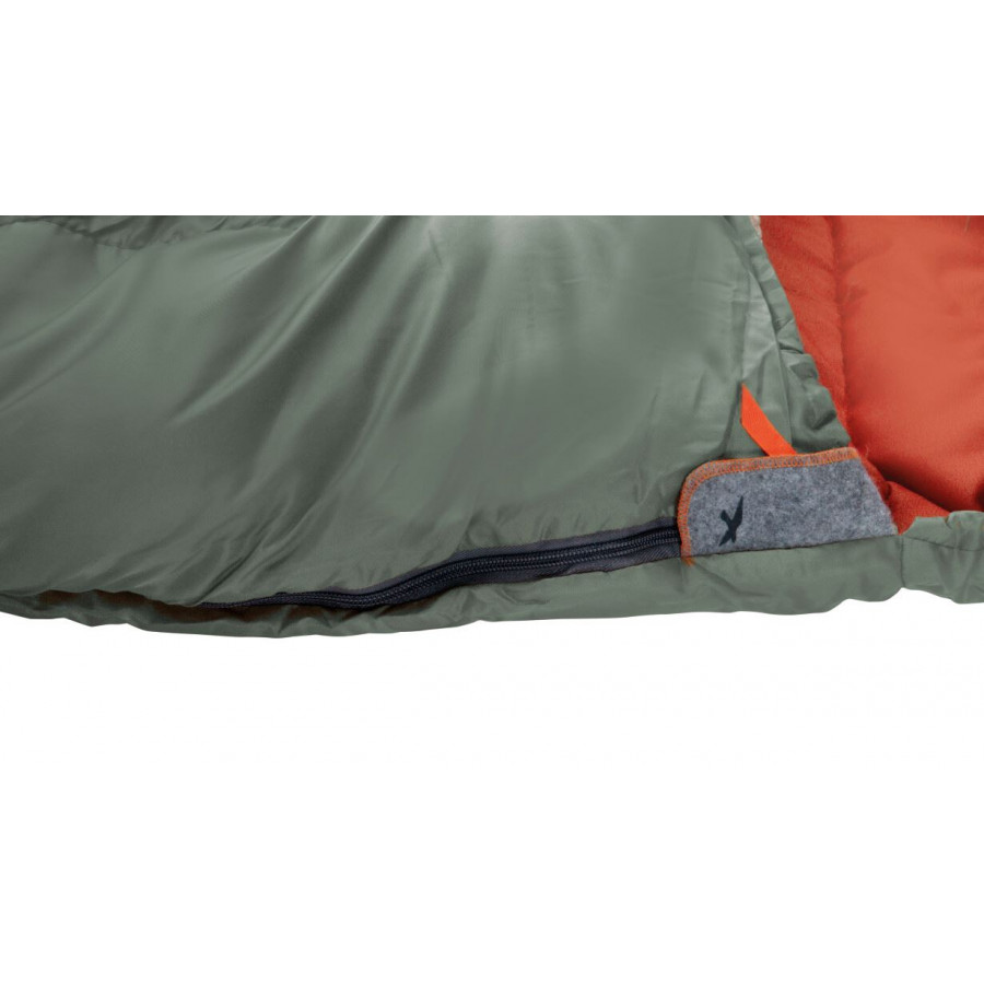 Спальний мішок Easy Camp Nebula (6/1°C), 190 см - Left Zip, Black/Grey, L