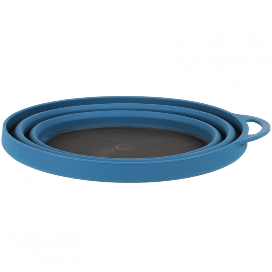 Lifeventure тарілка Silicone Ellipse Bowl navy blue