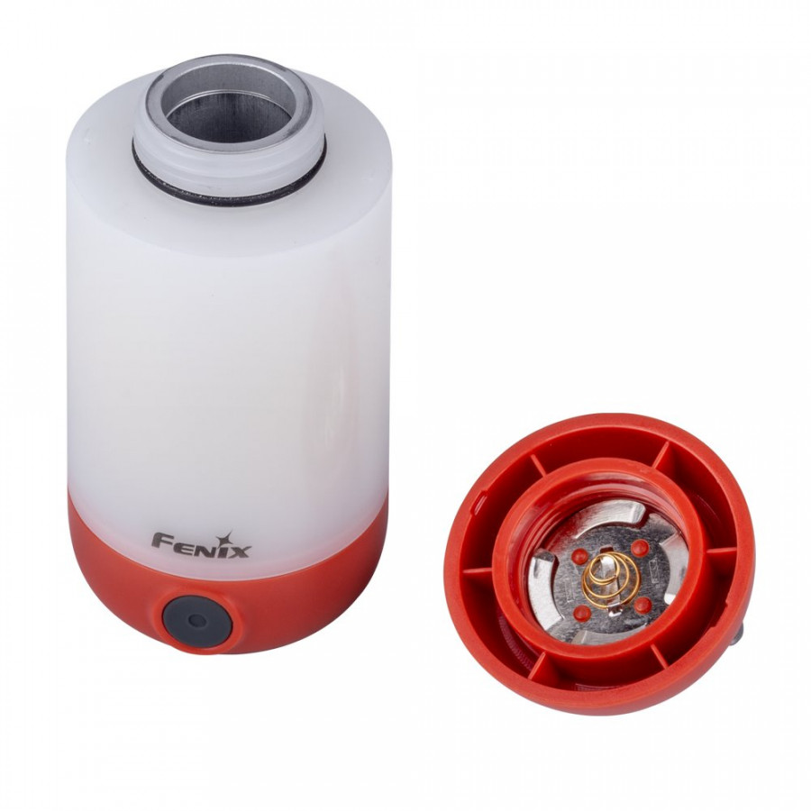 Ліхтар кемпінговий Fenix ​​CL26R (White + Red Led, 400 люмен, 8 режимів, 1х18650, USB), червоний