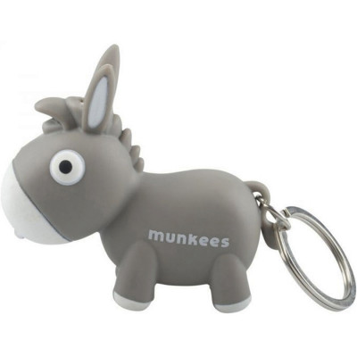 Munkees 1110 брелок ліхтарик Donkey LED grey