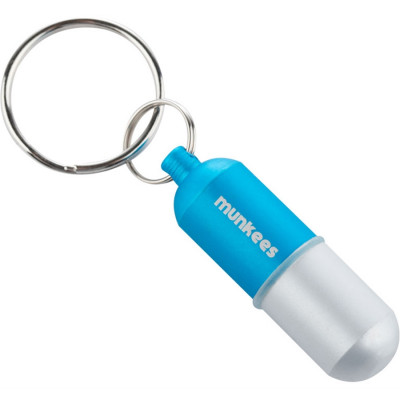 Munkees 3625 брелок Waterproof Capsule Small blue