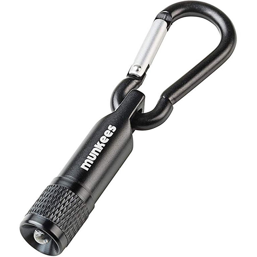 Munkees 1076 брелок ліхтарик LED with Carabiner black