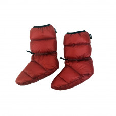 Пухові шкарпетки-чуні ROCK FRONT Hot Feet Ultralight - S - бордовий