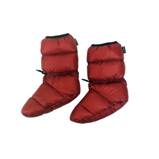 Пухові шкарпетки-чуні ROCK FRONT Hot Feet Ultralight - S - Бордовий