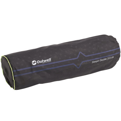 Килимок самонадувний Outwell Self-inflating Mat Sleepin Double 3 cm Black (400011)