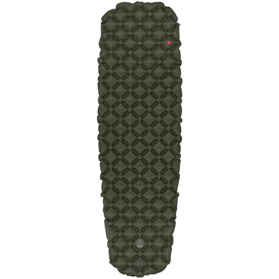 Килимок надувний Highlander Nap-Pak Inflatable Sleeping Mat PrimaLoft 5 cm Olive (AIR072-OG)