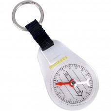 Munkees 3160 брелок-компас Compass with Keyring white