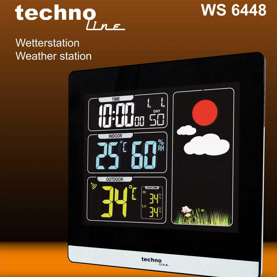 Метеостанція Technoline WS6448 Black (WS6448)