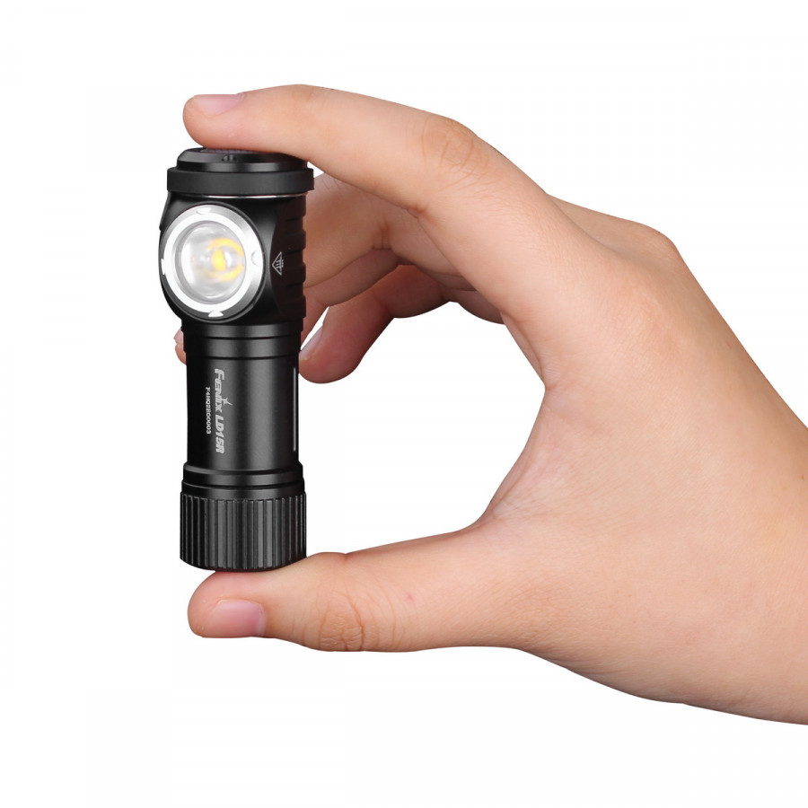 Ліхтар Fenix ​​LD15R (Cree XP-G3 + Red LED, 500 люмен, 7 режимів, 1х16340, USB), комплект